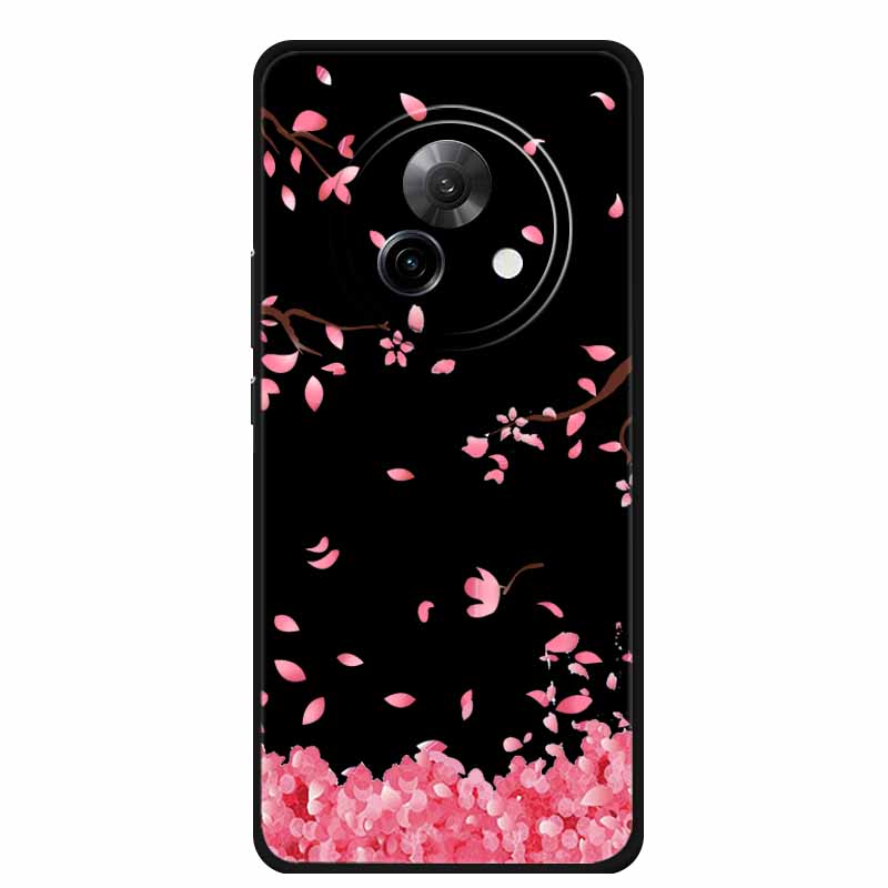 Black Silicone Case For Meizu Lucky 08 Case Luxury Protective Soft Phone Back Cover For Meizu Lucky 08 Case 6.78" Cartoon Shell