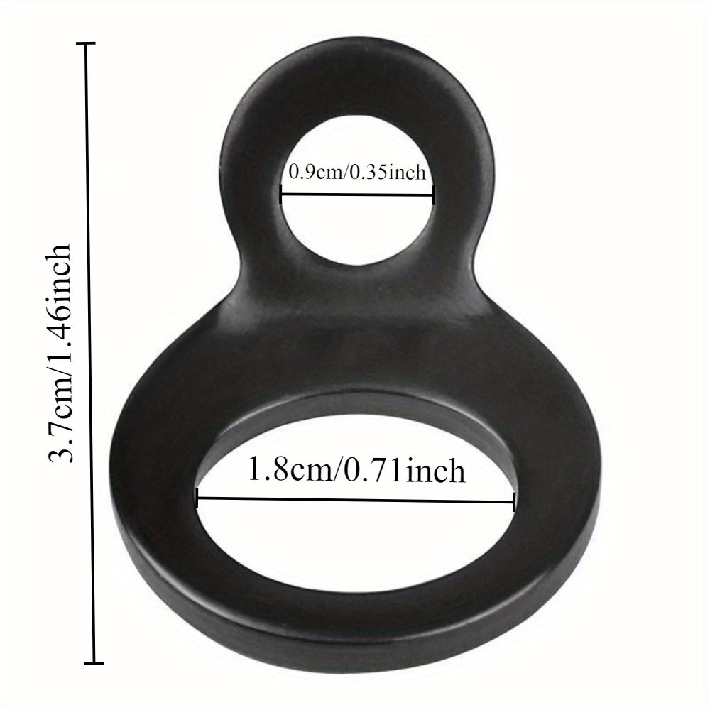 5PCS fastening anchor hooks and fastening rings are suitable for off-road vehicles, trucks, UTV trailers, and fastening anchors