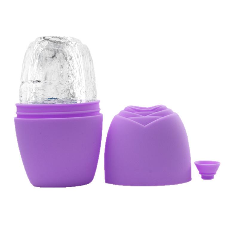 Silicone Ice Roller Face Massager Ice Mold Ice Cubes Beauty Tool Facial Icing Skincare Roller