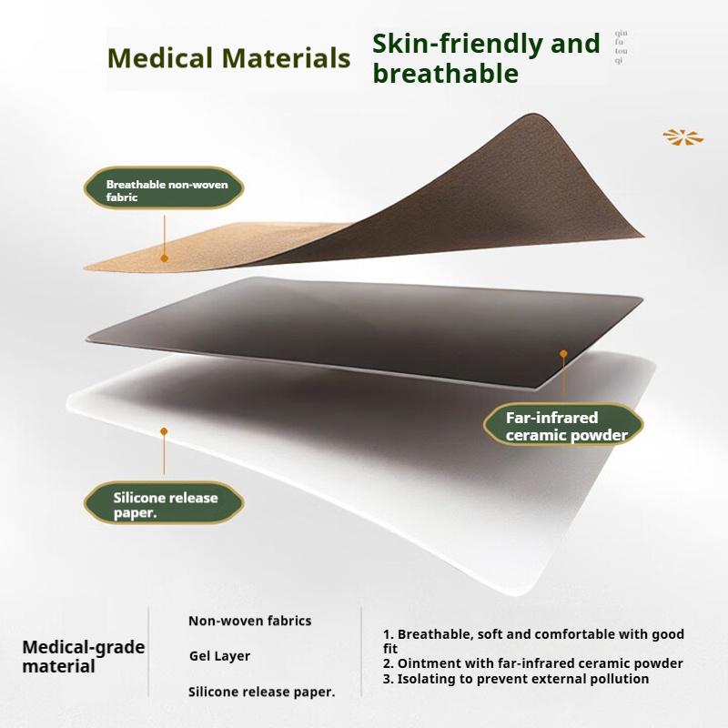 Neck, Back & Shoulder Pain Relief Patches  Nanotechnology Tape, Hypoallergenic Material  6 Patches Per Pack