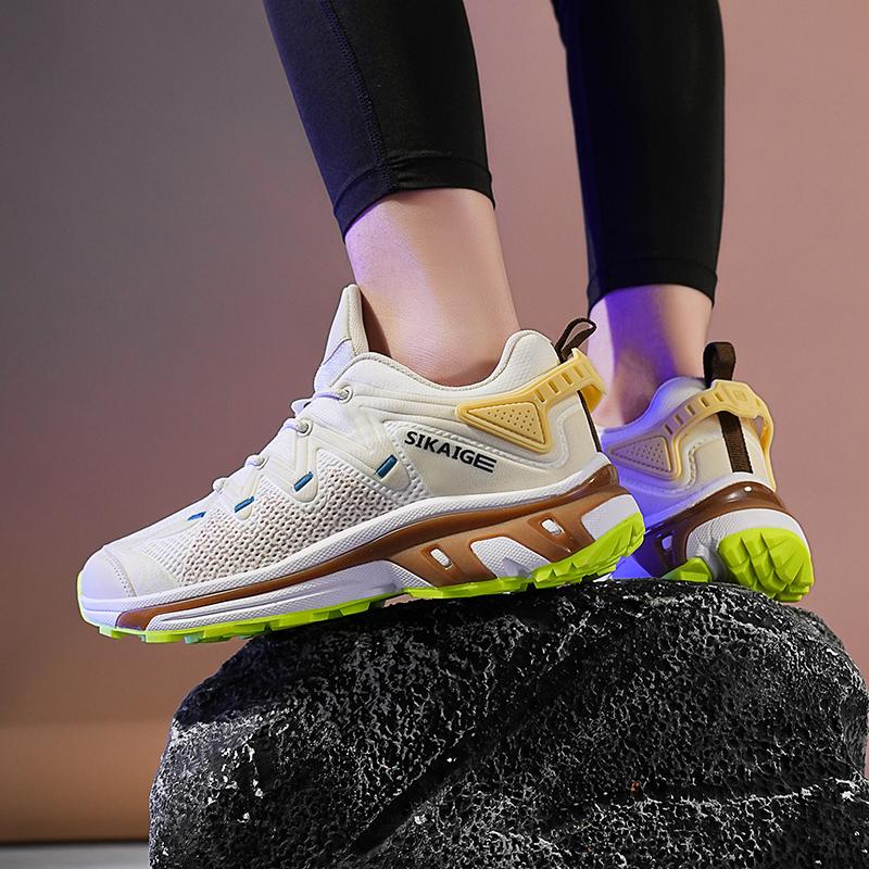 Nové designové trailové běžecké boty pánské terénní tenisky lehké protiskluzové outdoorové horolezecké sportovní boty pánská obuv