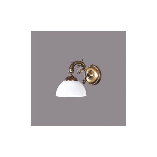 

Mylights Rustic Tumbled Zamak Cast Wall Bra Opal Glass