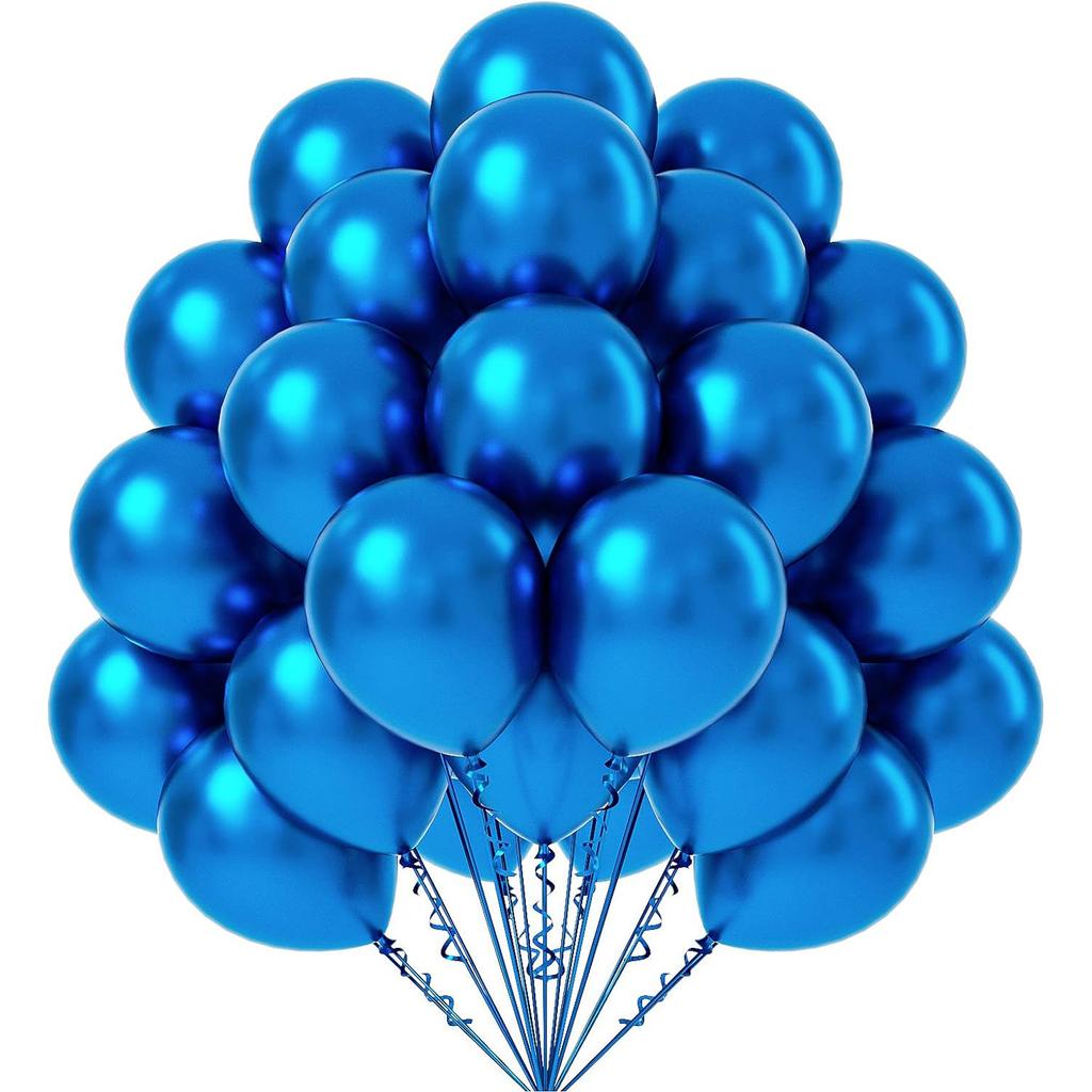 Metallic Balloon Set Birthday Party Decoration Wedding Baby Shower Party Prop Arrangement Internet Famous Metal Balloons