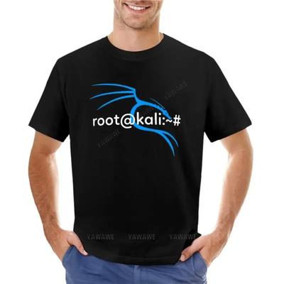 Man t-shirt rundhalsad topp teeshirt Kali Linux Root User T-shirt sommarkläder herrkläder t-shirts t shirt för män
