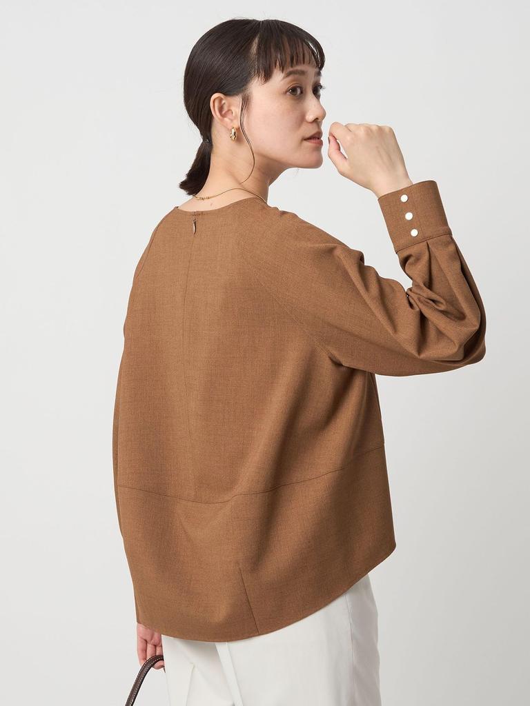[United Arrows Green Label Relaxing] Soft Georgette Pullover - Machine Washable, Stretch - 35111000001 0300 OFF WHITE(03) FREE