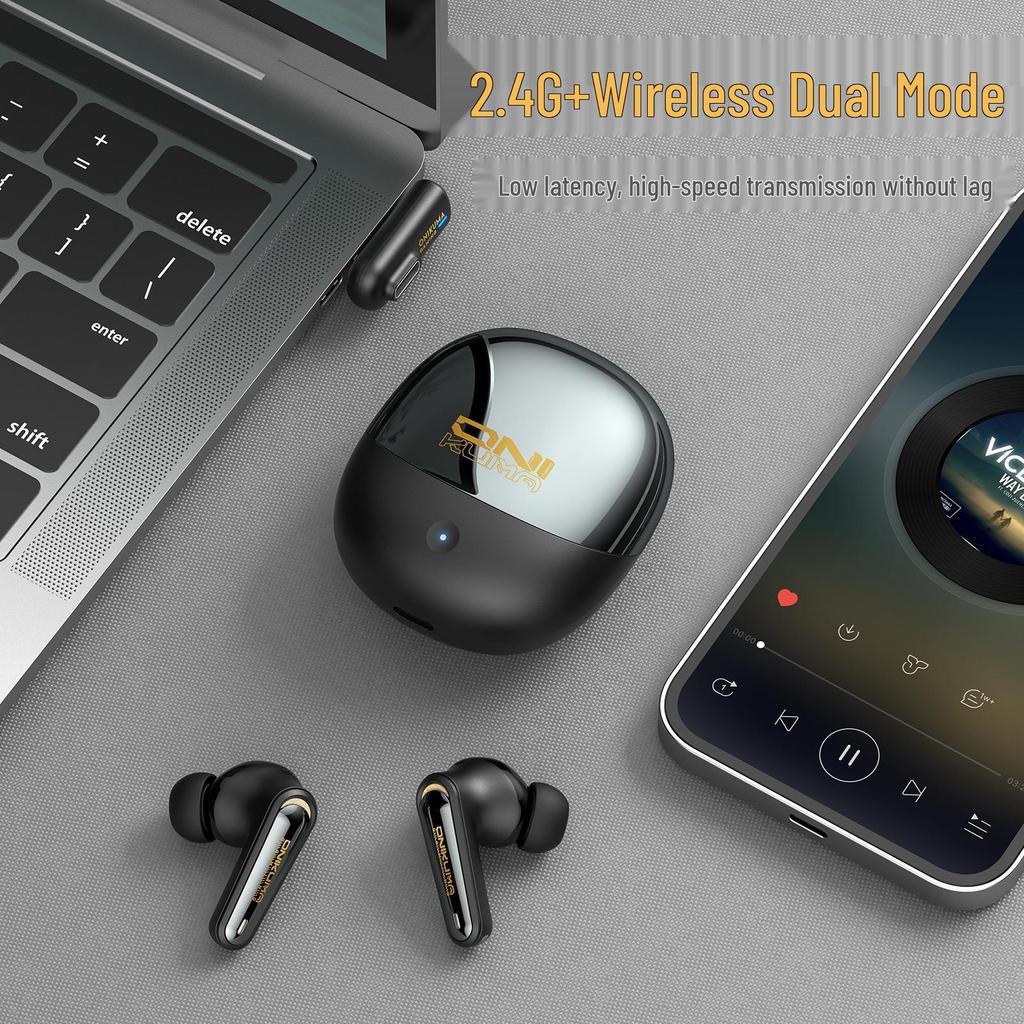 ONIKUMA TX610 Low Latency 2.4G True Wireless Bluetooth Gaming Headset