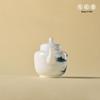 Yueji Kiln Wood-Fired White Porcelain Landscape Teapot