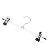 Stainless Steel Multi-Functional Non-Slip Telescopic Pants and Skirt Clip Rack for Wardrobes