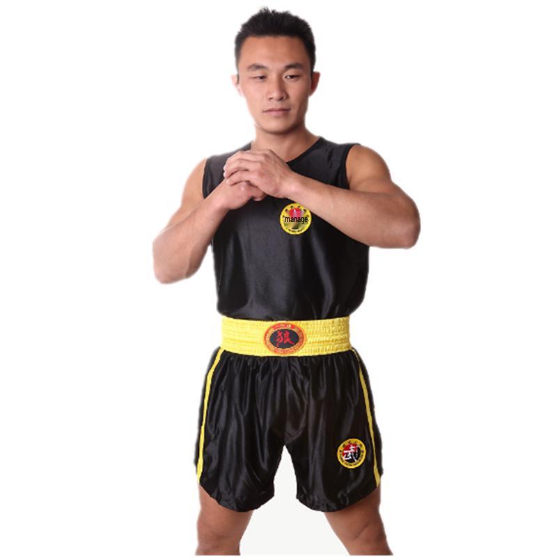 Embroidered Dragon Sanda Muay Thai Boxing and Fighting Suit Set