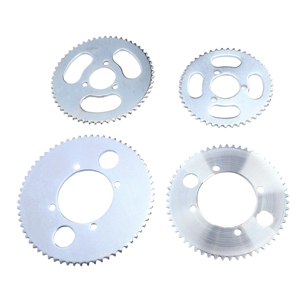 4 Pcs 25H Rear Sprocket High Strength Steel 55T4 65T4 47T3 55T3 Sprocket Set for Go Kart Motorcycle ATV Off Road