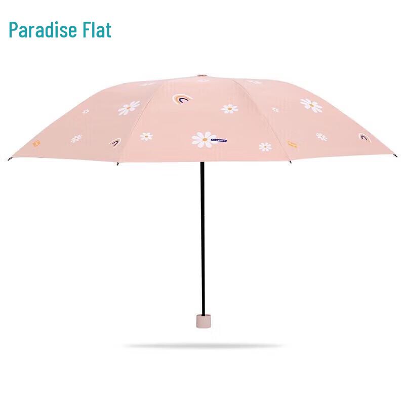 Paradise Tri-fold UV Protection Sun & Rain Umbrella - Cloud Bloom Series
