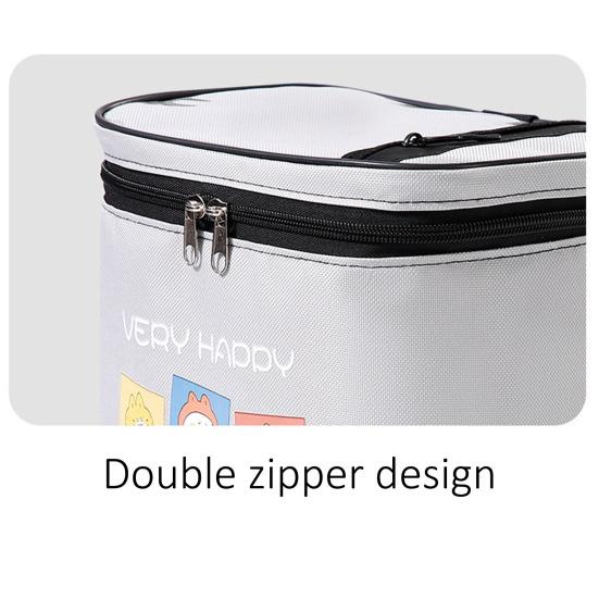 Bike Head Bag Waterproof Design Large Capacity Front Hanger Bag Easy Installation Cartoon Pattern Cycling Pouch
