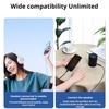 Pack of 2 Piece 3.5mm Male To Type C Female Adapter Dongle Clear Sound Transfer For Phones And Laptops