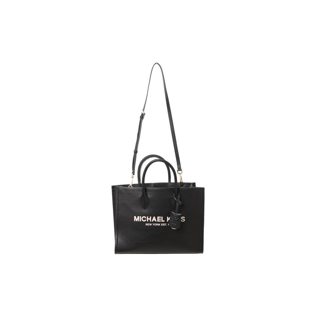 New MICHAEL KORS Mirella Cow Leather Tote Bag, Shopping Bag, Crossbody Bag, Handbag Small Women's Black 35S2G7ZC5L-987