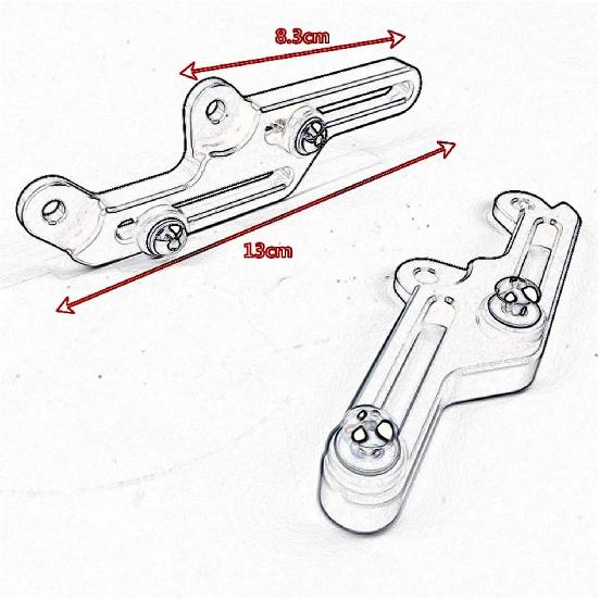 Motorcycle WindDeflector Windscreen Adjusters Airflow Adjustable Windscreen Wind for NC700X NC750 X NC 700 750 X 2012 2013 2014 2015 NC750X