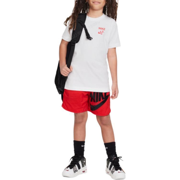 Nike Kids T Shirts Crew Neck Moderate FD3988-100