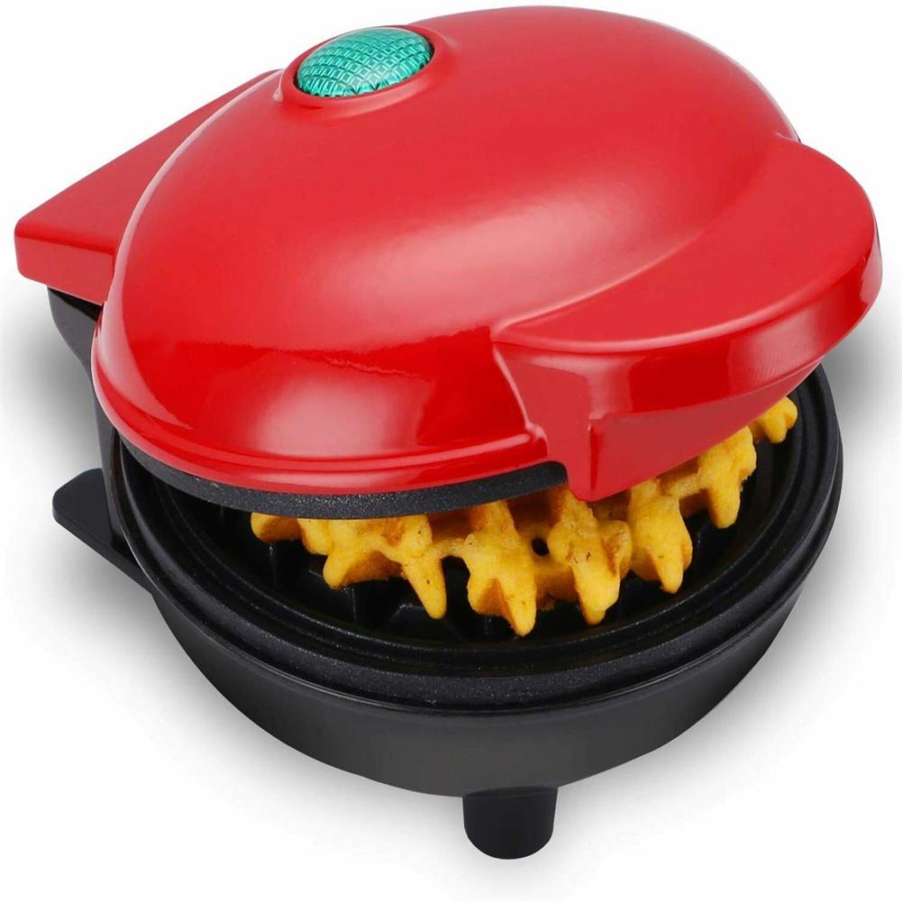 

Metal Mini Waffle Maker Non Stick Breakfast Making Machine For Paninis Cakes Biscuit Pizzas EU plug