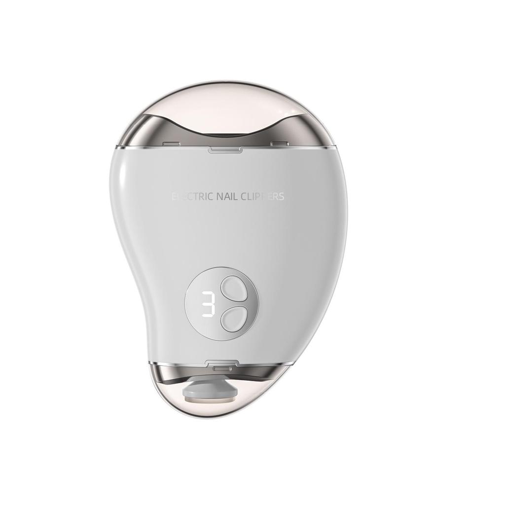 Electric Baby-Safe Nail Grinder & Clipper with Double Head and LCD Display