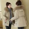 Fleece and Thicker Pie Overcome Women's Clothing Winter New Short Big Fur Collar Cotton-padded Coat