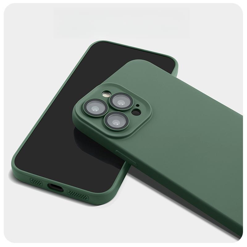 Flüssige Silikon-Objektivfolie ist geeignet für Apple 14ProMax Handyhüllen, iPhone13 Sturzsichere 12 Einfache Schutzhüllen