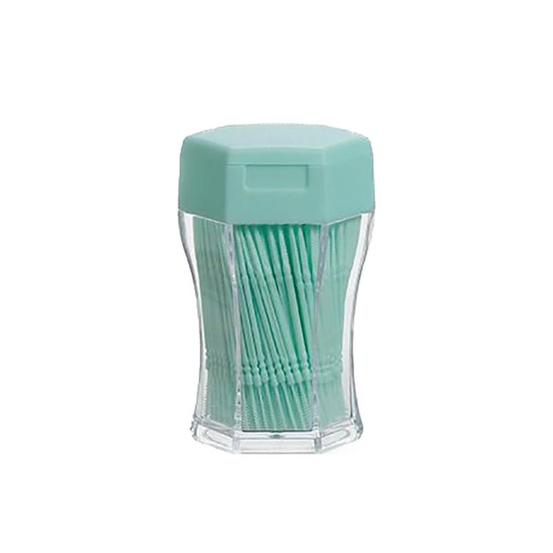 

200 шт./кор., зубная нить с двойной головкой, межзубная зубочистка, щетка для зубов, зубная палочка для ухода за полостью рта, зубочистки, зубочистка зелёный