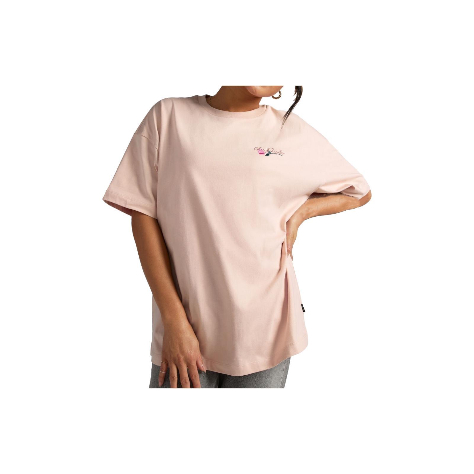 (WMNS) Converse Chuck Taylor High Summer Art OS Tee Asia Sizing Pink Sage Women s 10025186-A02 L