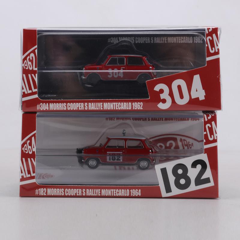 GCD 1:64 1962/1964 MINI COOPER Monticello Rally Series Racing Car Alloy Model Car