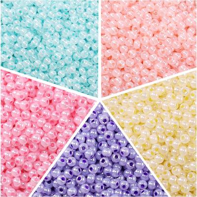 4mm 10g/bag Cream Color Quality Glass Rice Beads DIY Bracelet Necklace Earrings Ring Jewelry Accessories