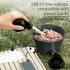 USB Power Supply Handheld Barbecue Fan Adjustable Speed BBQ Fan Barbecue Blower  Outdoor Grill