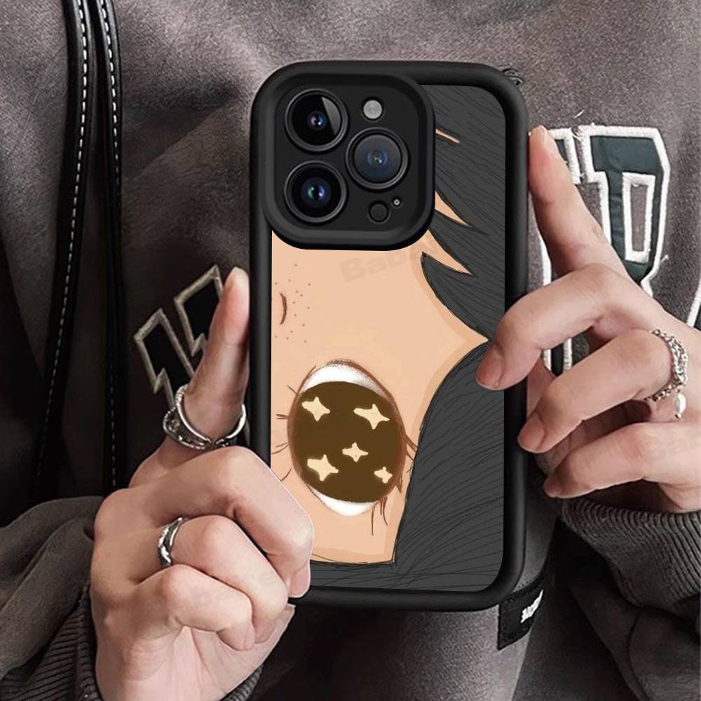 BIG EYES COMIC GIRL Phone Case For IPhone 17 16 15 14 13 12 11 Air Plus Pro Max Soft Back Cover