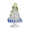 Cartoon Glass Christmas Tree Ornament Colorful Figurines Collectibles  Desktop