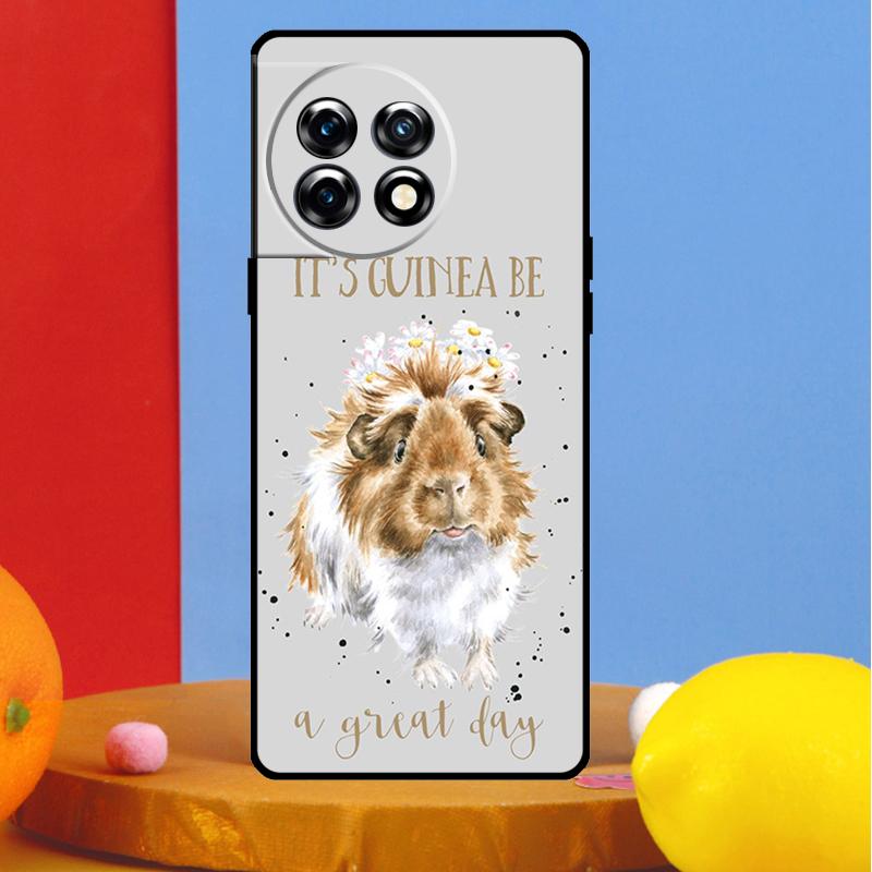 Animal Guinea Pig Cover For OnePlus 12 11 13 13R 12R 10 Pro 8T 10T OnePlus Nord 4 CE 2 3 Lite N10 N20 N30 Case