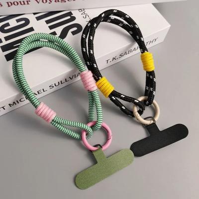 Candy Colors Phone Lanyard Keychain Hanging Rope Universal Anti-lost Rope