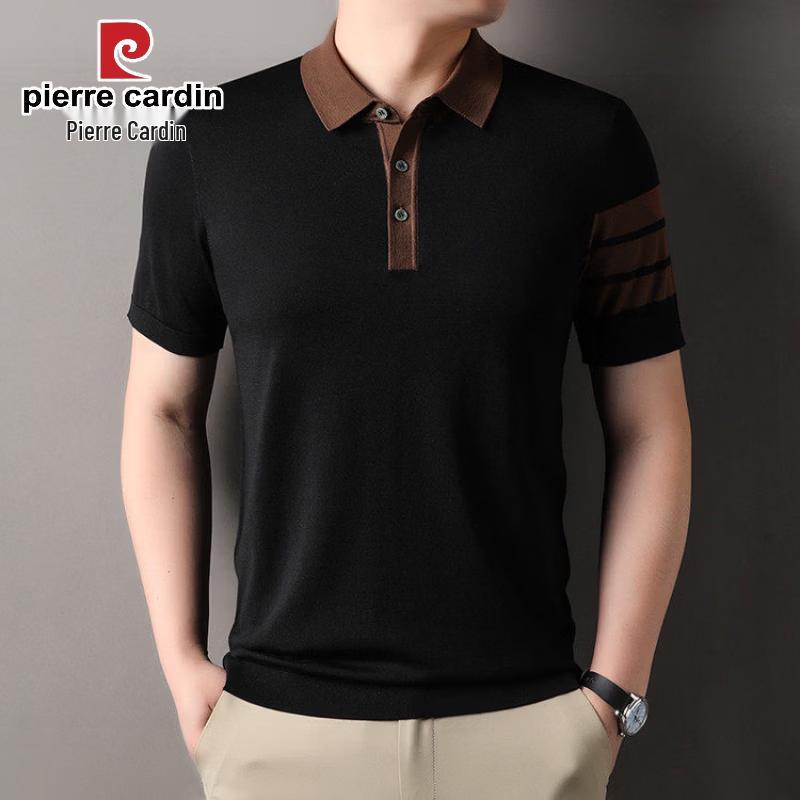 Pierre Cardin Men's Summer Cotton Silk Blend Polo Shirt