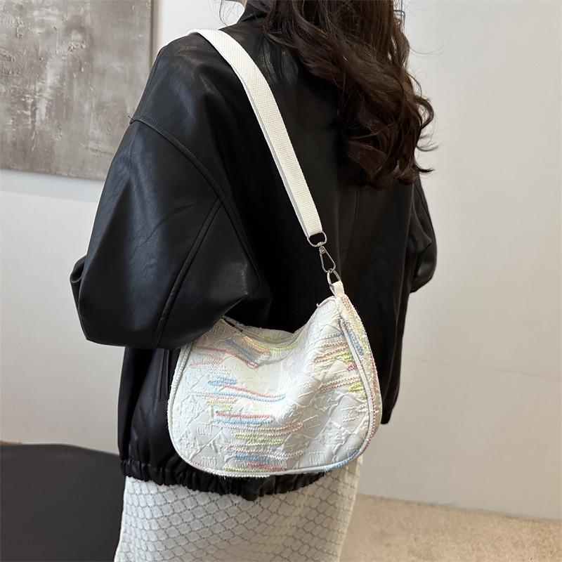 Chic Canvas Crossbody Shoulder Bag For Women Stylish Fall Fashion With Large Capacity