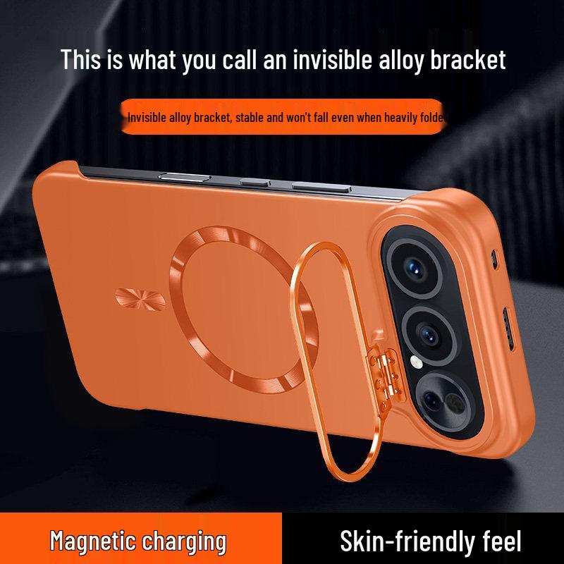 

HONOR 500/500Pro Ultra-Thin Magnetic Phone Case with New Metal Paint Borderless Design HONOR 500 Pro