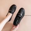 Fashion Pu Leather Women's Shoes Loafers 2025 Flats Slip On Casual Flat Shoes Women White Footwear Zapatos De Mujer Plus Size 42