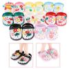 5,5*2,9CM Puppen Sandalen Puppen Kleidung Loch Strandschuhe Für 14,5 Zoll Mädchen Baby Passend Plüsch 20CM Puppen Zubehör Geschenk