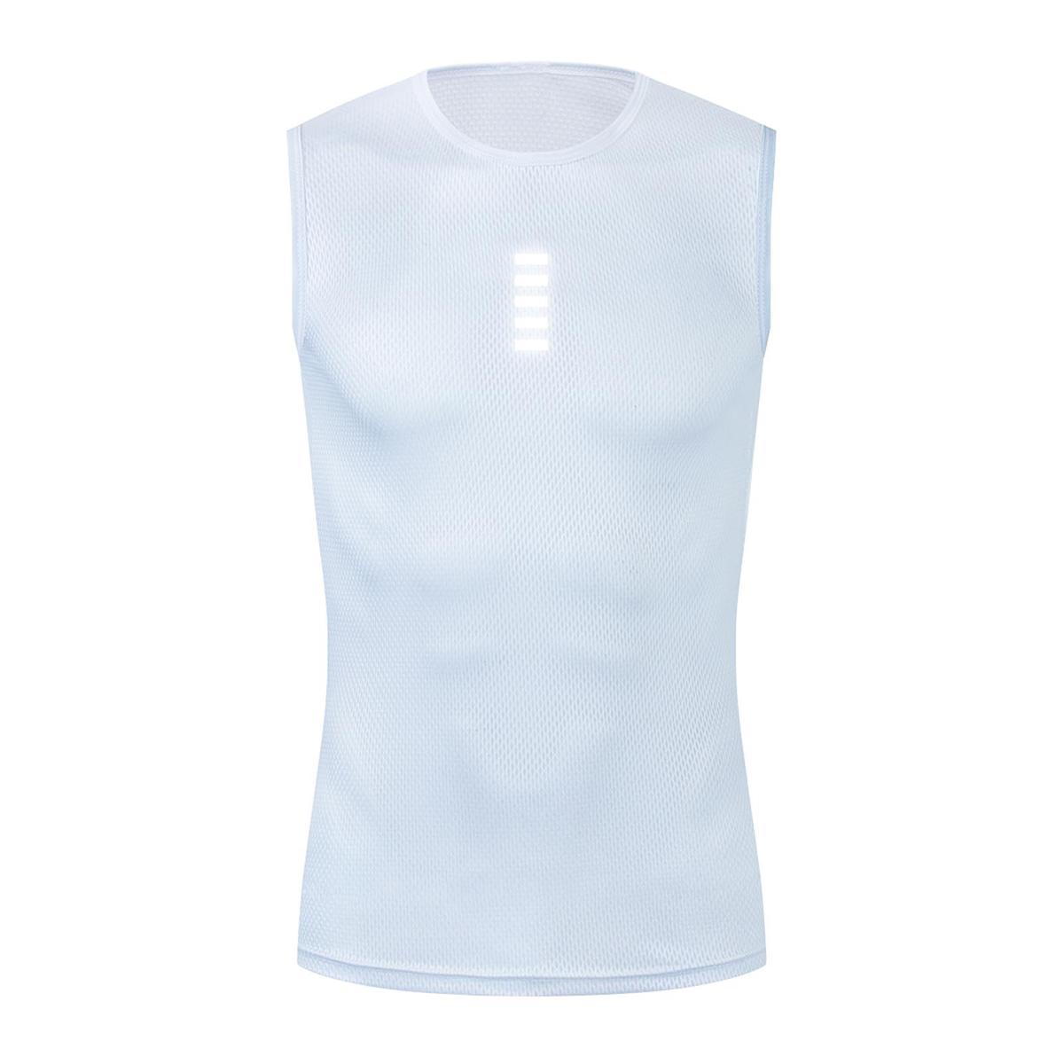 

Reflective Cycling Base Layers White Cycling Undershirt Quick Dry Vest Sport Underwear Tight Vest High Elastici Vest Bike Jersey S