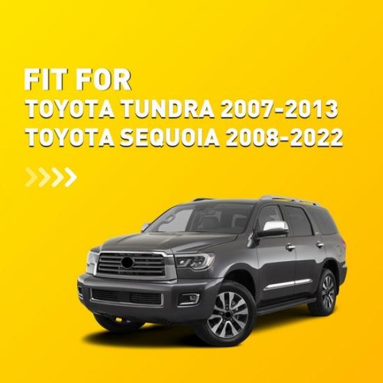 Leather Center Armrest Cover Console Lid Skin Gray For Toyota Sequoia 2008-