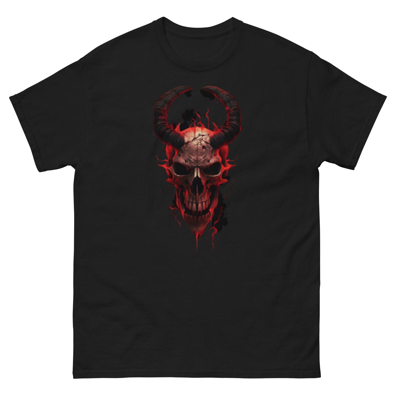 Skull Shirt, Halloween Tee, Goth Clothing, Skull Shirt, Skeleton Top, Goth Shirt S разноцветный