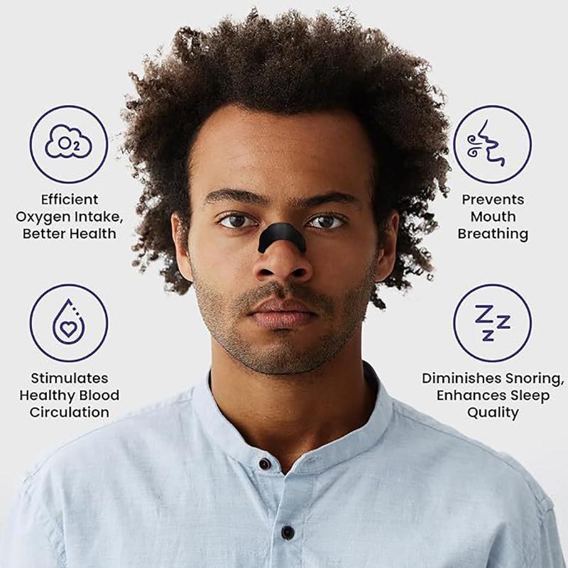 30/60 Adesivos Tiras Nasais Breath Anti-Ronco Adesivos Nasais Melhoram a Saúde do Sono Produto Parar de Roncar Dispositivo Auxiliar para Dormir Mais Fácil