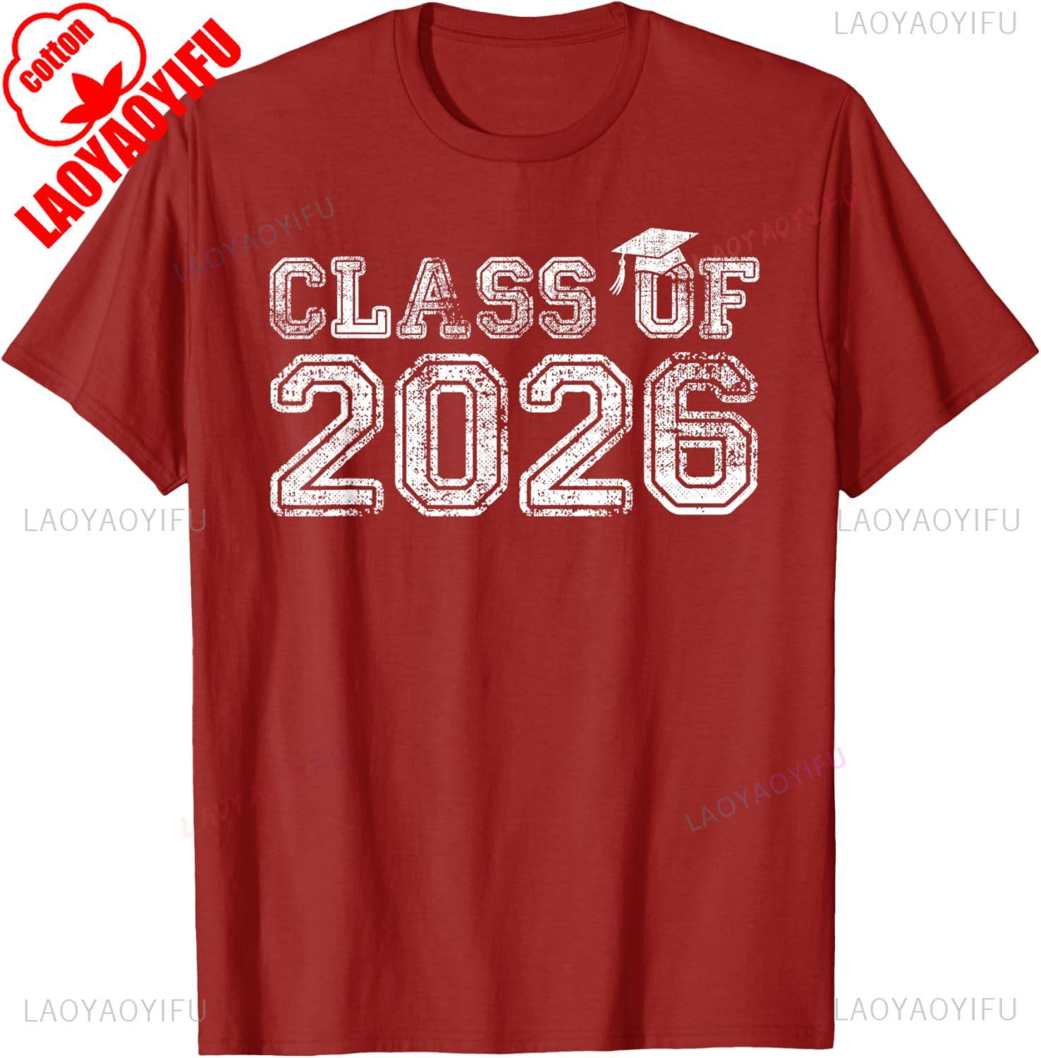 Senior 2026 Graduate Class of 2026 Graduation Men Women TShirt  Graphic T Shirts Harajuku Shirts Funny Regular Short Sleeve S