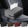 Nappa Leather Car Tissue Box Auto Sun Visor Seat Back Hanging Tissue Box Holder Car Armrest Box Paper Towel Organizer