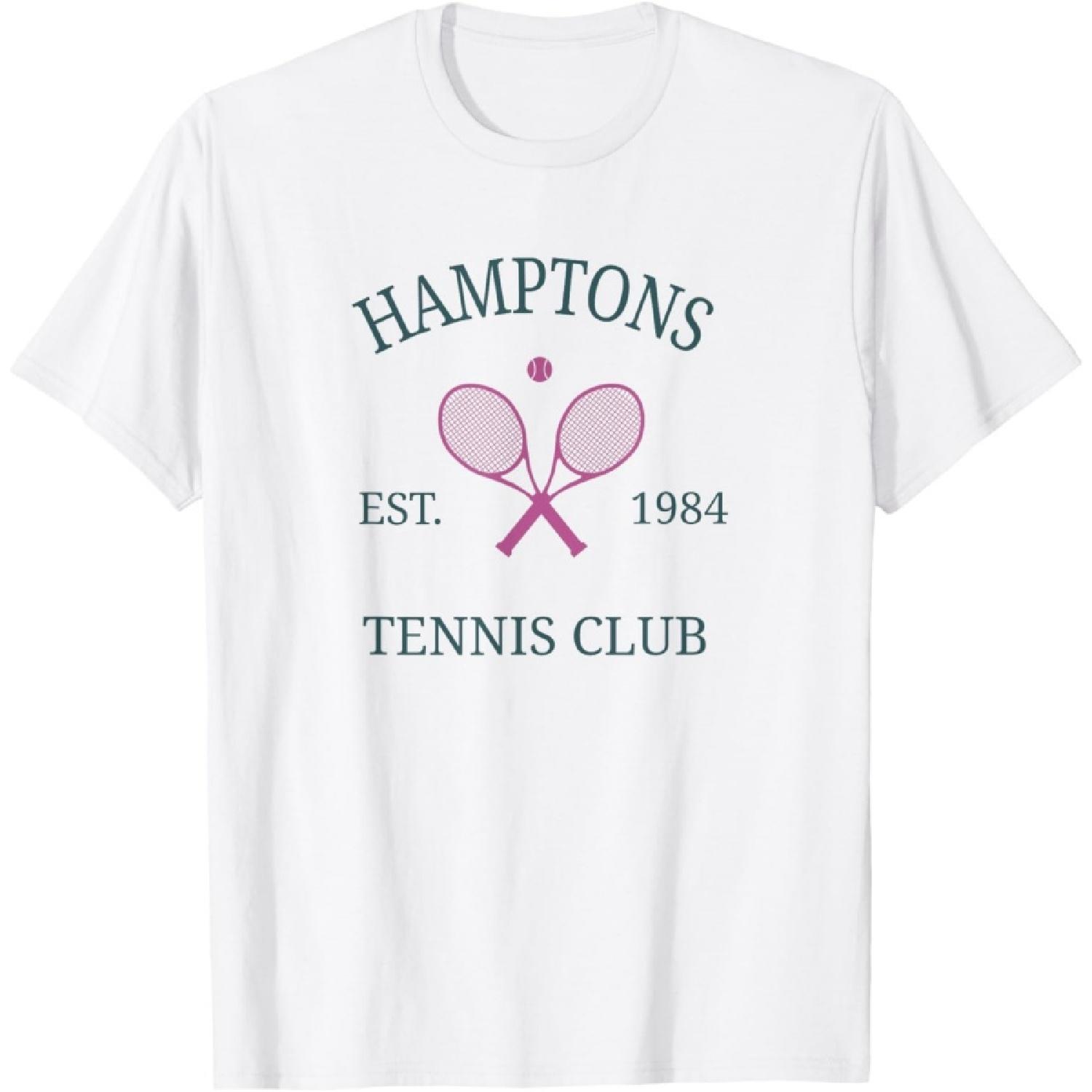 Hamptons Athletics California Tennis Club Racquet Prep T-Shirt XXXXXL белый