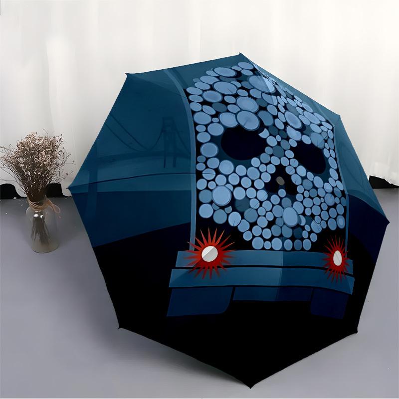 Final Destination: Bloodlines Automatic Open/close Windproof Umbrella, Heavy-Duty Iron Frame, Folding Portable Design, Travel, Everyday Use  0812209