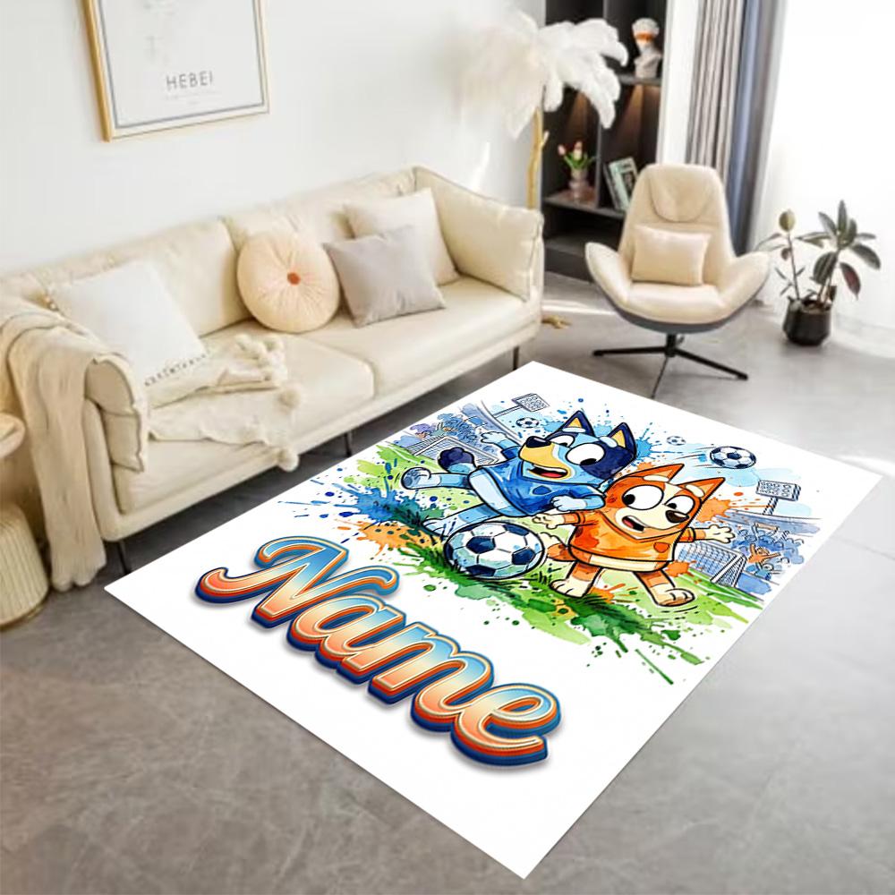 Halloween Friends Customized Name Carpet Perfect for Balcony Entryway Study Room Hallway Anti-slip Rug Anime Office Decor Birthday/Christmas Gift