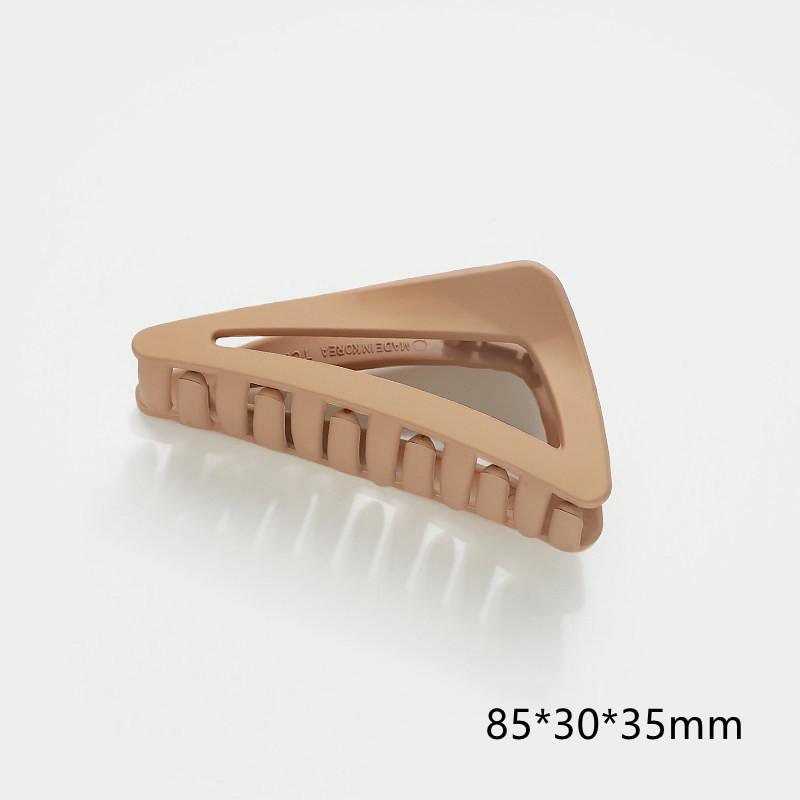 Akryl Barrette elegancka jednokolorowa spinka do włosów krab spinka do włosów Vintage proste akcesoria do włosów dla kobiet kucyk pazur klip kraby