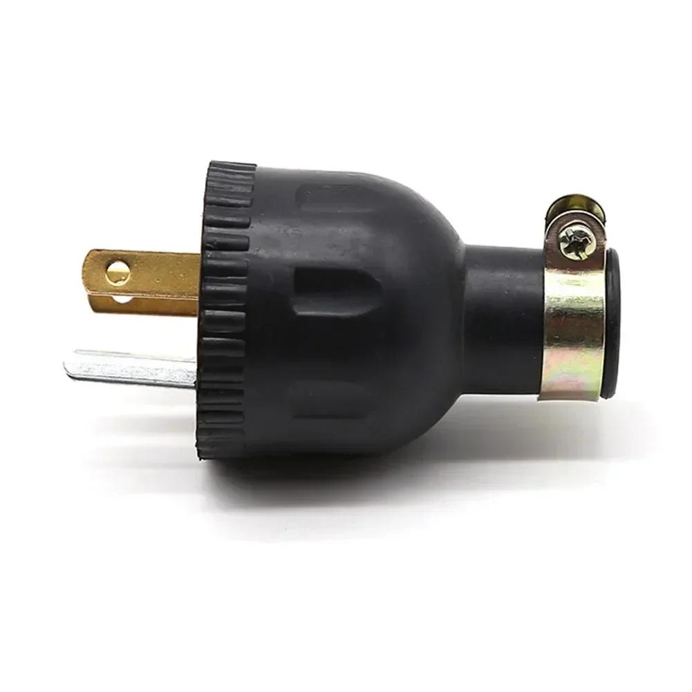 BTL Generator Plug Anti-Loose Plug Small Gasoline Generator Plug NEMA 5-15 Three-Pole 3 Pins AC125V 15A Electrical Plugs
