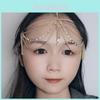 Elegant Rhinestone Multi Layer Chain Tassel Design Women Jewelry Headwear For Weddings